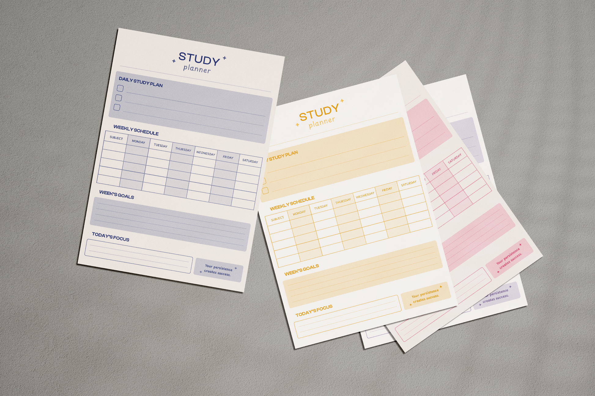Minimalist Study Planner | Digital & Printable | Mindnotes